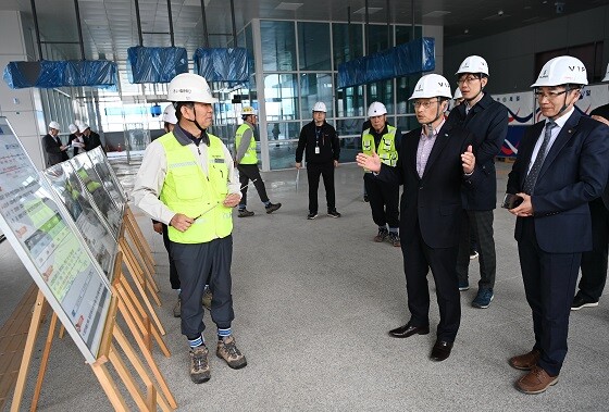 오후석 경기도 행정2부지사가 연천지역을 찾아 도정 현장 상황을 점검하고 있다. 사진=경기도 제공