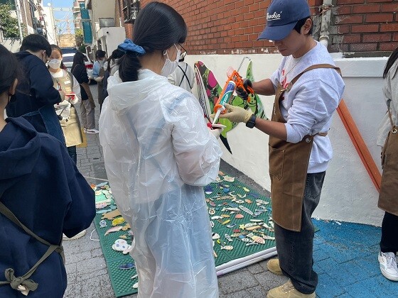 2022년 도시재생 주민공모사업 '모마클럽 우리동네 골목 갤러리-아트로드'. 사진=광명시 제공