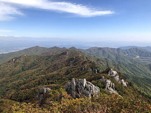 팔공산 전경