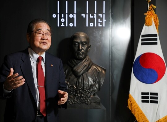 5월 26일 오후 서울 중구 이회영기념관에서 신임 광복회장으로 뽑힌 이종찬 회장이 일요신문과 만났다. 사진=박정훈 기자