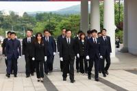 이천호국원 현충탑 찾은 임태희 경기도교육감 "순국선열의 뜻 받들어 우리 아이들 교육"