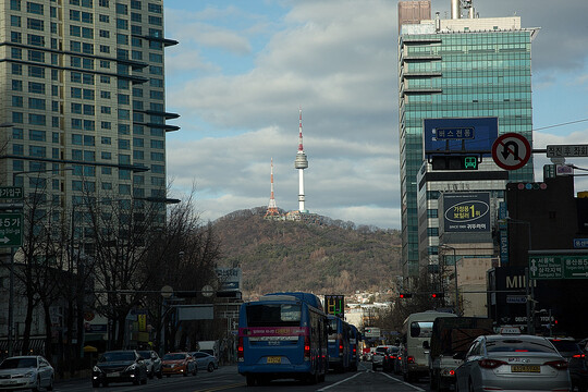 남산타워 전경. 사진=이종현 기자