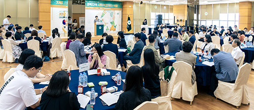 12일 대구대에서 '경북 주도 지방시대에 부응하는 사회적경제 역할'을 주제로  '2023 사회적경제 활성화 포럼'이 열리고 있다. 사진=경북도 제공'