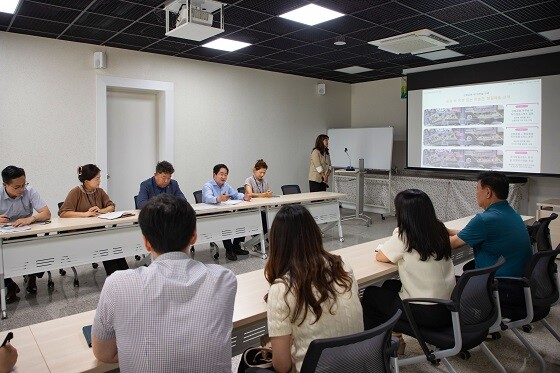 남양주시가 2024 경기정원문화박람회 준비를 위해 간담회를 갖고 있다. 사진=남양주시 제공