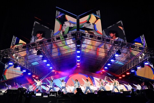 BTS의 2030부산엑스포 홍보대사로서의 역할은 2022년 10월 15일 부산 연제구 부산아시아드주경기장에서 열린 2030부산월드엑스포 유치 기원 콘서트 ‘BTS 옛 투 컴 인 부산’(BTS Yet To Come In BUSAN)로 마무리됐다. 사진=빅히트 뮤직 제공