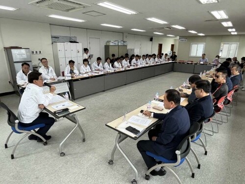 하반기 주민과의 대화, 찾아가는 현장민원실 운영 모습. 사진=기장군 제공