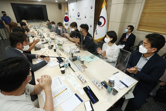 사진은 지난해 서울 용산구 저작권보호과 서울사무소 회의실에서 열린 방송영상콘텐츠·OTT 업계 간담회. 사진=연합뉴스