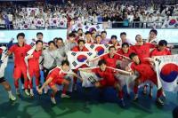 “일본 잡았다” 한국 축구 2-1 역전승…아시안게임 3연패