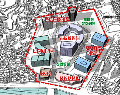 도심융합특구 공간구상. 사진=대구시 제공