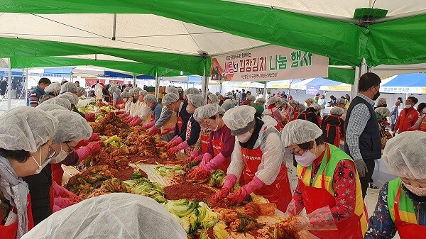 사진은 2022 로컬푸드와 함께하는 이웃사랑 김장대전. 사진=대구시 제공