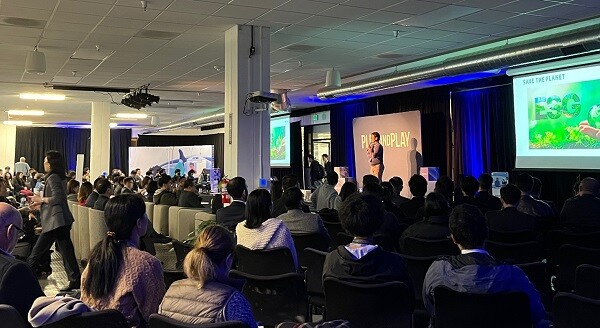 지난 5~7일 미국 실리콘밸리에서 열린 '2023 Plug and Play Silicon Valley Summit'에서 기업설명회가 진행되고 있다. 사진=대구시 제공