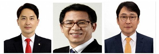 사진 왼쪽부터 김병욱 국회의원, 이상휘 전 청와대 춘추관장, 최용규 현 법무법인 도울 대표 변호사. 사진=일요신문 DB