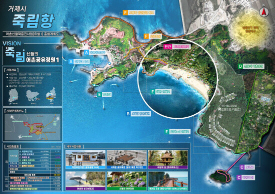 거제 죽림항 2024년도 어촌신활력증진 사업 예시도. 사진=거제시 제공