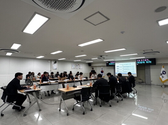 아동친화도시 조성 용역 최종보고회 장면. 사진=김해시 제공