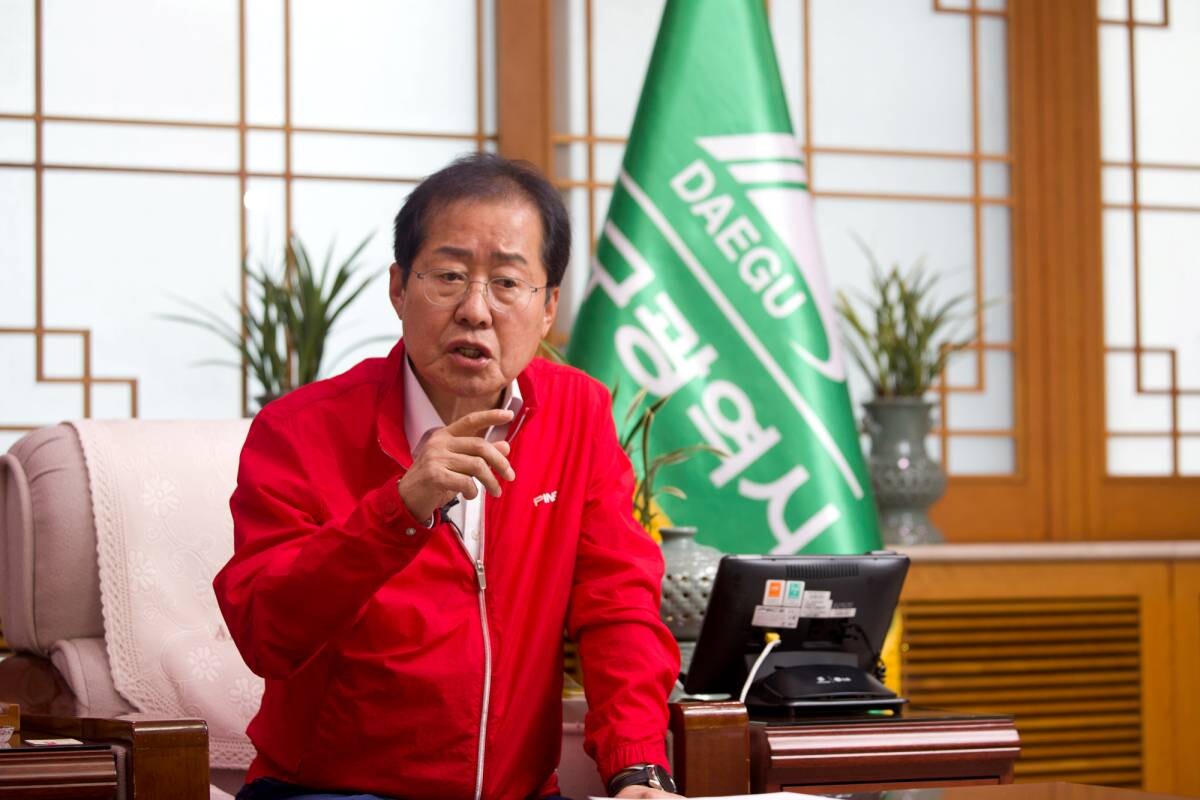 홍준표 시장이 클린스만 감독 경질을 재차 촉구했다. 사진=이종현 기자