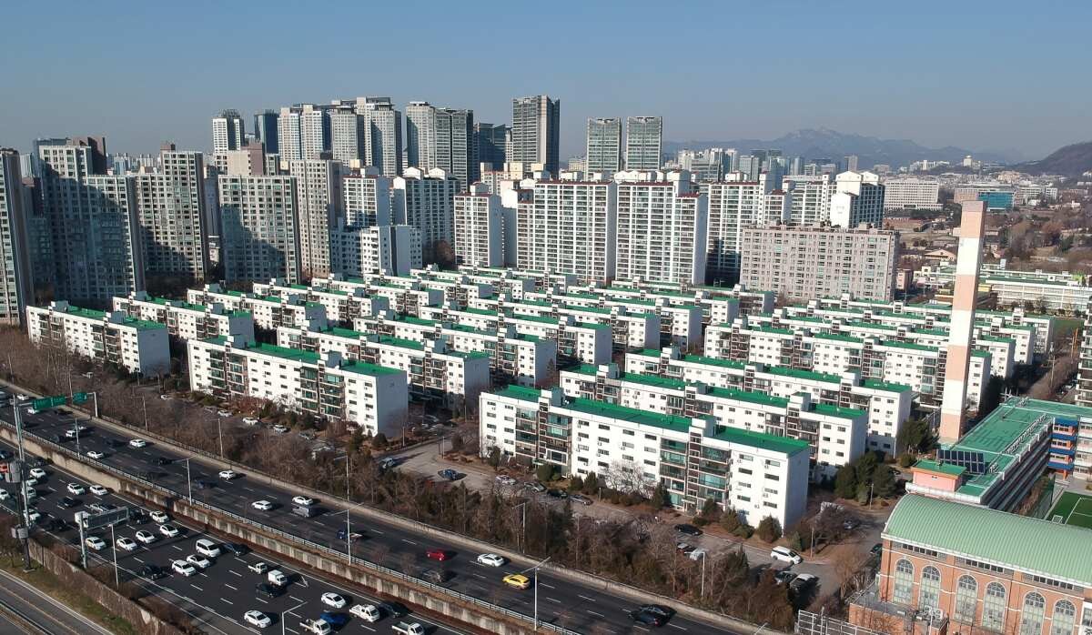 재건축을 추진 중인 서울 용산구 한강맨션아파트. 사진=임준선 기자