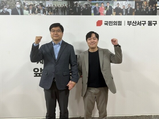 국민의힘 부산 서동구 이영풍 예비후보(왼쪽)와 김인규 예비후보. 사진=김인규 예비후보 제공