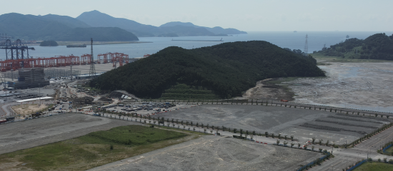 서‘컨’1단계 항만배후단지 화물차휴게소 데상지 모습. 사진=부산항만공사 제공