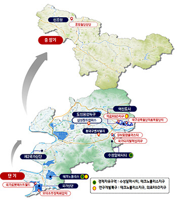 기회발전특구 구역도. 자료=대구시 제공