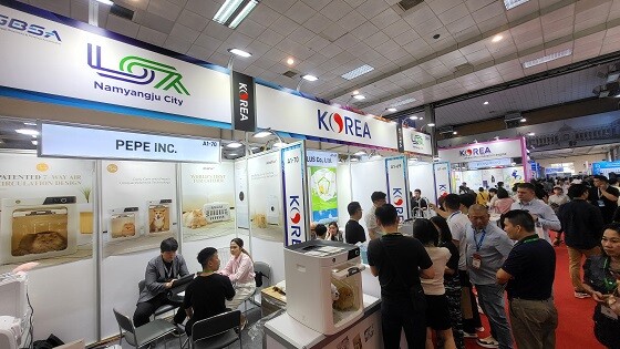 베트남 하노이 종합전시회 남양주시 단체관 모습. 사진=경기도경제과학진흥원 제공