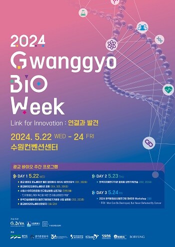 2024 광교 바이오 주간 행사 포스터.