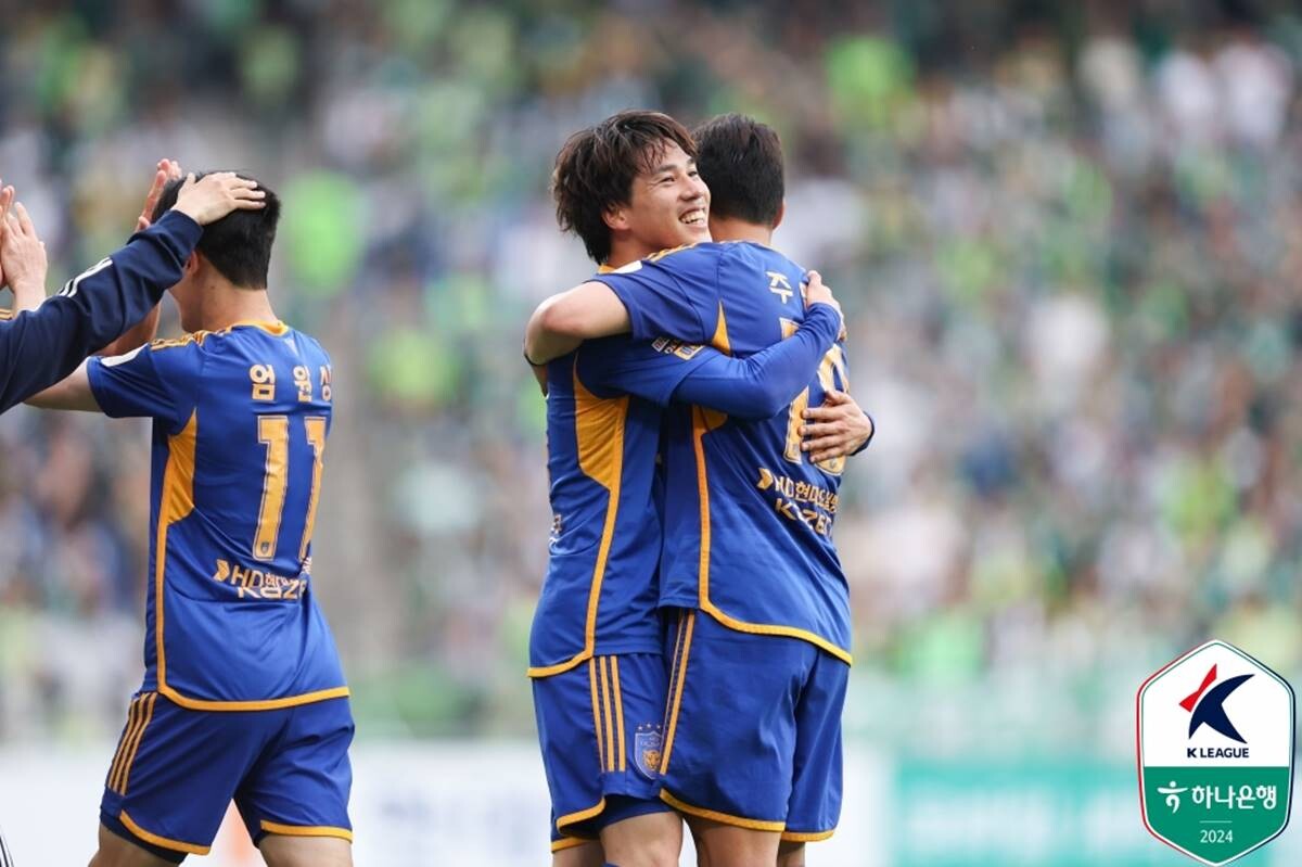 울산이 후반 추가 시간 터진 아타루의 결승골로 전북에 1:0으로 승리했다. 사진=한국프로축구연맹