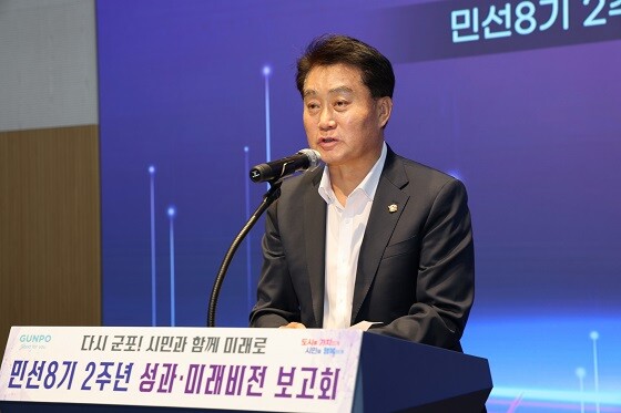 하은호 군포시장. 사진=군포시 제공