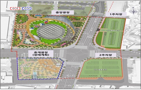 '서대구역 광장 및 주차장' 조성안. 사진=대구시 제공