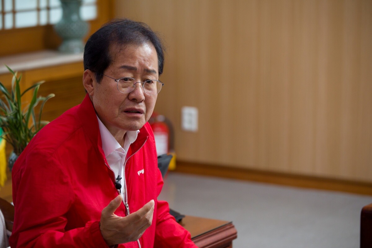 홍준표 시장이 한동훈 후보의 당대표 당선에 실망감을 드러냈다. 사진=이종현 기자