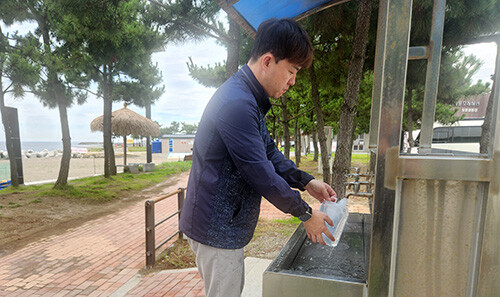 하절기 해수욕장 및 관광지 수질검사 실시. 사진=경주시 제공