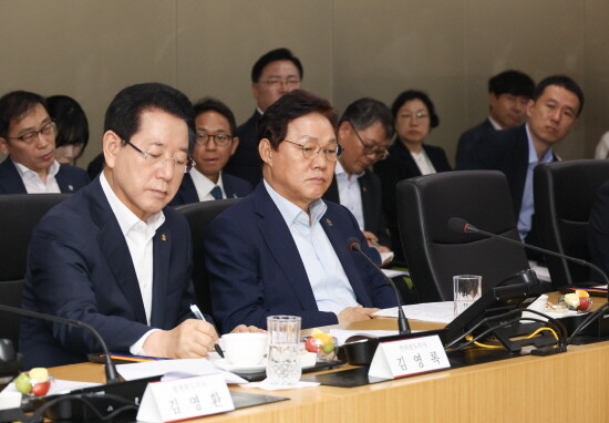 박완수 경상남도지사가 ‘제7회 중앙지방협력회의’에 참석한 장면. 사진=경남도 제공