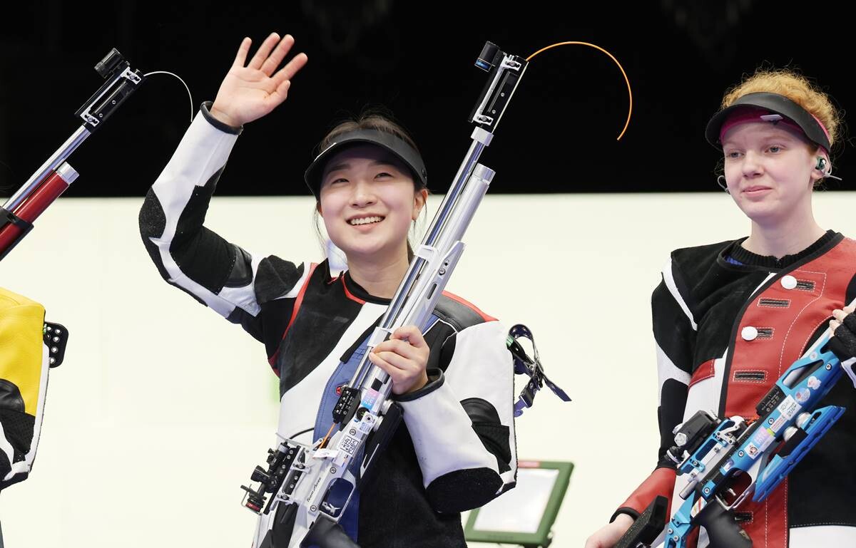 2024 파리 올림픽에 나선 대한민국 선수단 중 최연소 선수인 반효진은 역대 최연소 올림픽 금메달이라는 기록도 남기게 됐다. 사진=연합뉴스