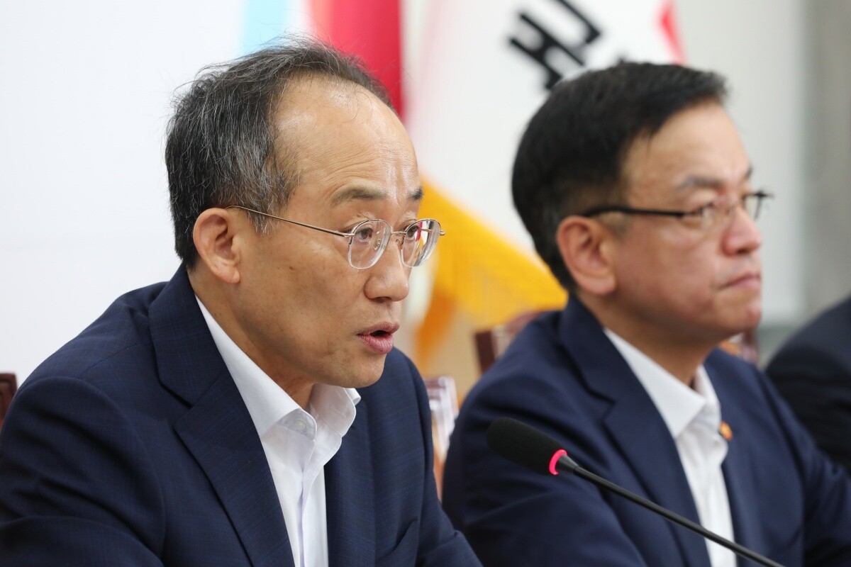 경호 원내대표가 20일 오전 국회에서 열린 2025년도 예산안 관련 당·정협의회에서 발언하고 있다. 사진=박은숙 기자