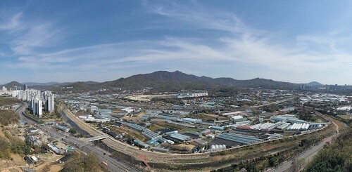 과천과천지구 전경. 사진=과천도시공사 제공