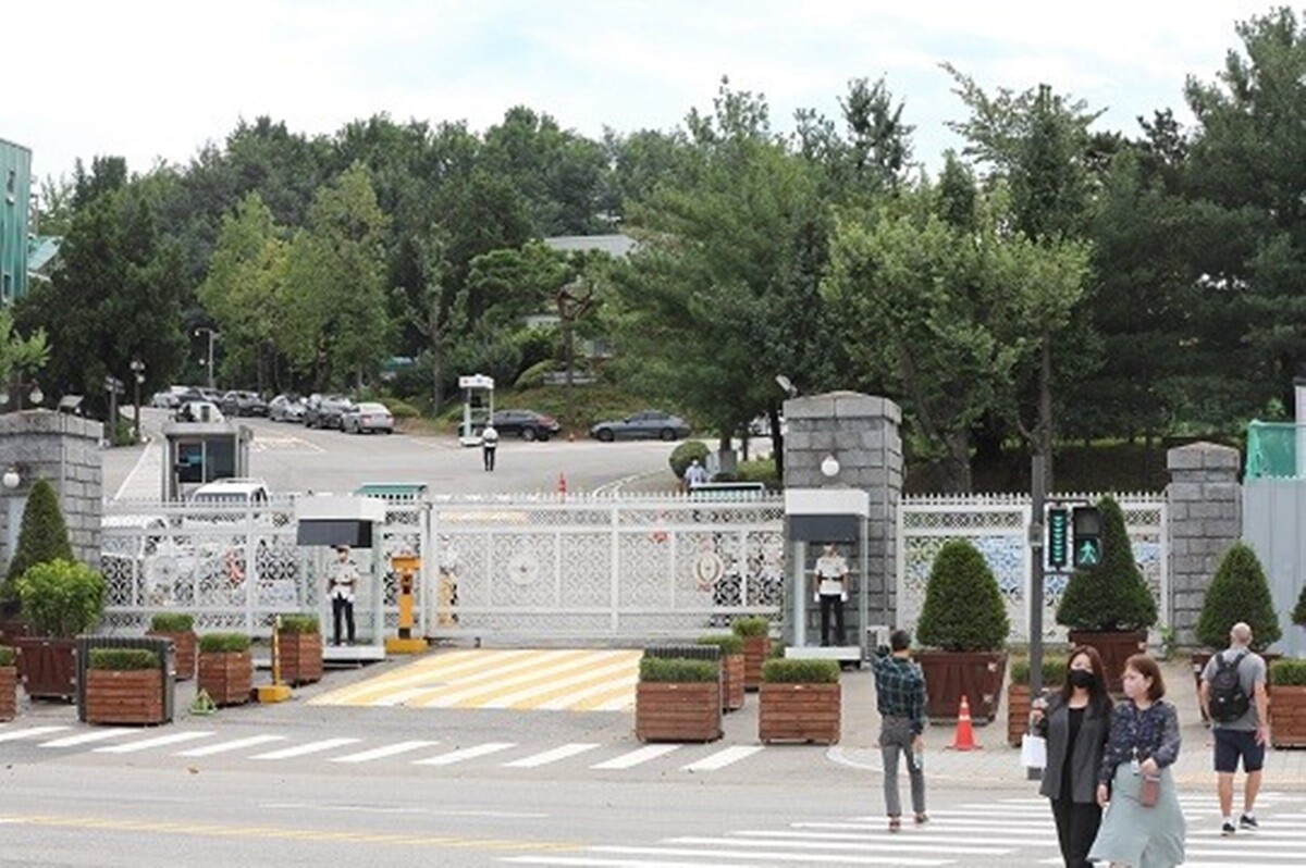 서울 용산구에 위치한 대통령실 앞. 사진=일요신문DB