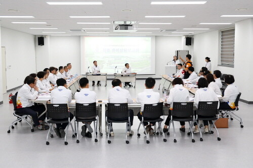 전국(장애인)체전 최종 준비상황보고회 장면. 사진=김해시 제공