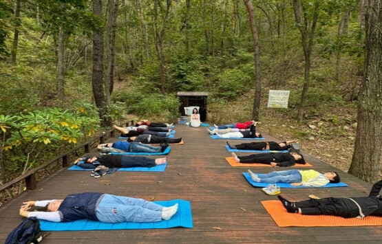 ‘굳세어라 마음아!’ 프로그램 진행 장면. 사진=건보공단 부울경본부 제공