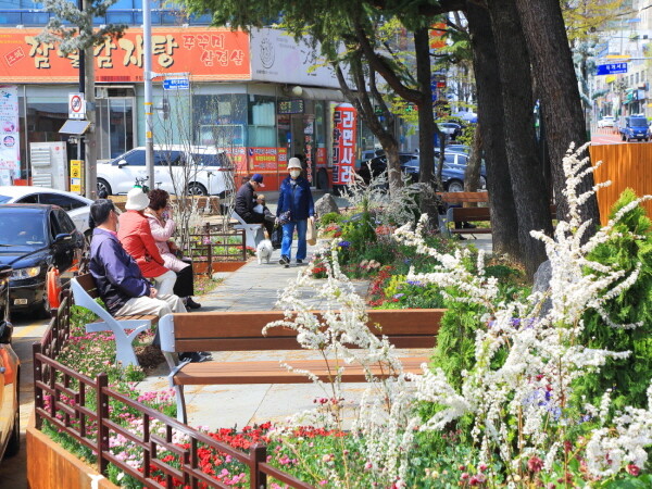 동네 소규모 정원 조성(모래내쉼터). 사진=남동구 제공