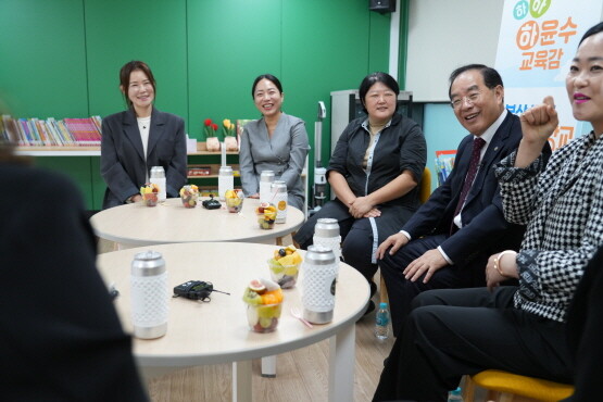 ‘교육감 만난Day’ 모습. 사진=부산시교육청 제공