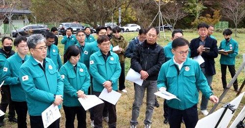 경주시가 산림청과 함께 소나무재선충 피해 현황을 점검하고 확산 방지 대책에 나서고 있다. 사진=경주시 제공