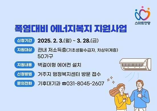 폭염대비 에너지복지 지원 이미지. 사진=안양시 제공