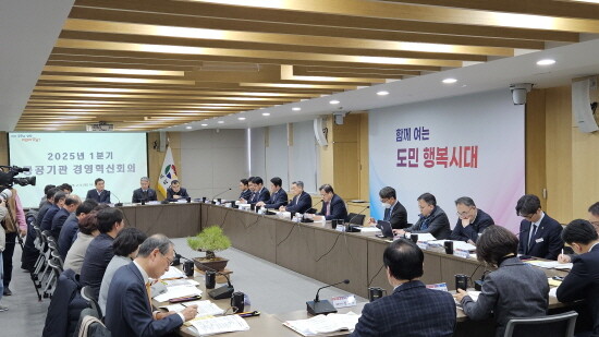 공공기관경영혁신회의 장면. 사진=경남도 제공