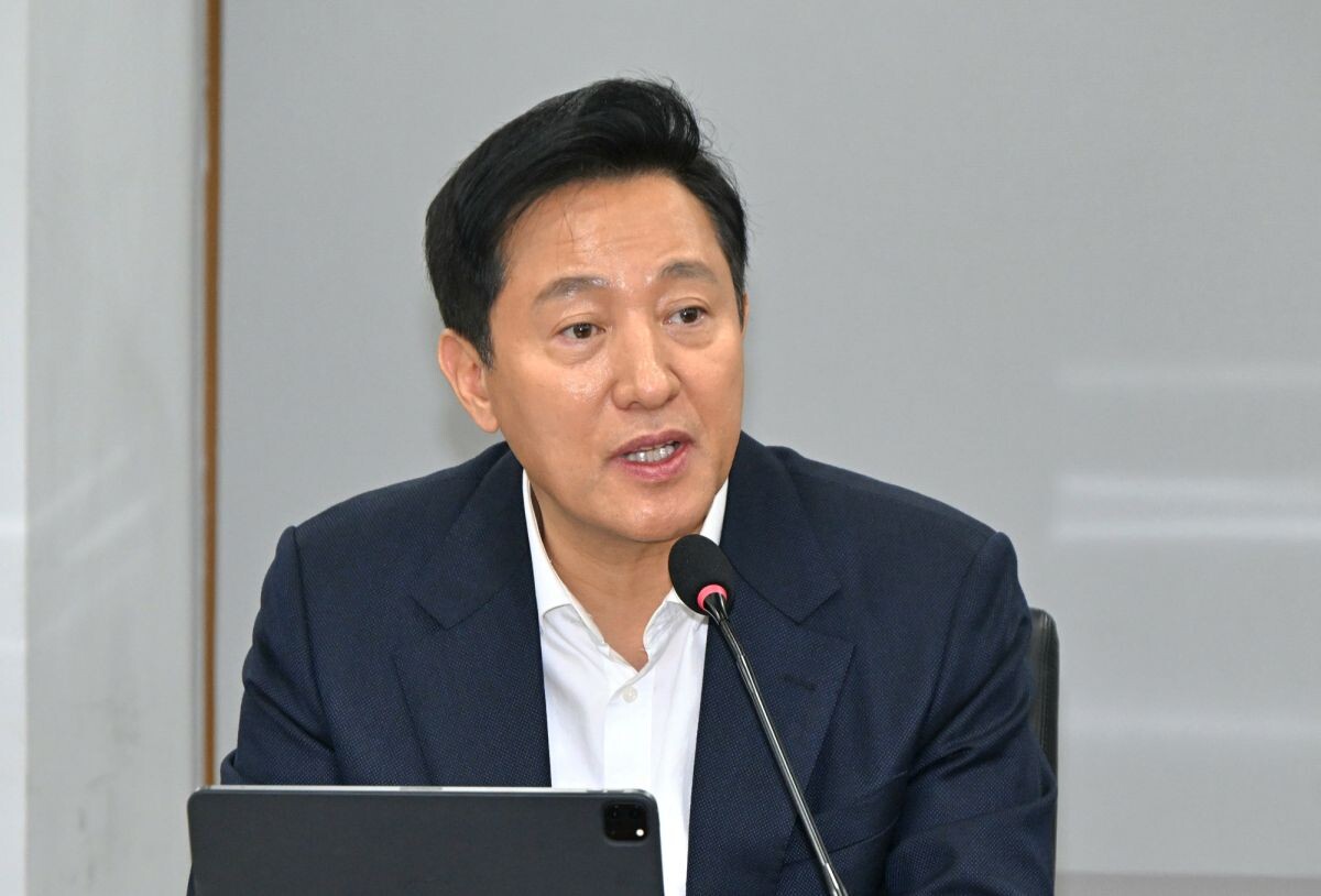 오세훈 시장이 CBS노컷뉴스 보도로 제기된 명태균, 오세훈, 후원자 3자 회동 의혹을 전면 부인했다. 사진=서울시 제공