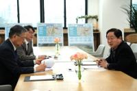 주광덕 남양주시장, LH와 회동…왕숙 신도시 등 현안 해결 요구