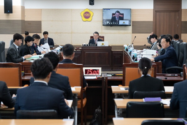 김성훈 인천환경공단 이사장 내정자 인사간담회 . 사진=인천시의회 제공