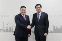 [부산시] 박형준 시장, 차강 웁궁 자담바 주부산 몽골 영사 접견 외