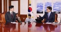 우원식 예방한 김용태…"개헌 중심 잡고 도와달라"
