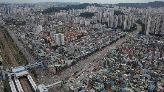 금정역 일원 전경. 사진=군포시 제공