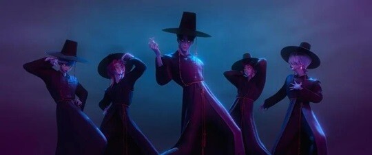 '케이팝 데몬 헌터스'의 감독과 각본을 맡은 한국계 미국인 감독 매기 강은 이 영화가 최근 몇 년간 한국 문화가 K-팝, 한국 영화와 드라마 등의 엔터테인먼트 분야에서 쌓아온 막대한 영향력에서 영감을 받았다고 설명했다. 사진=넷플릭스 제공