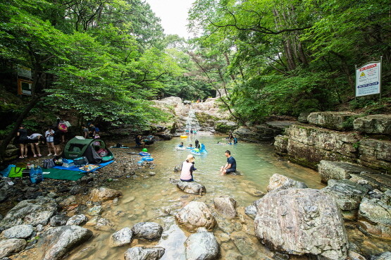 대청계곡. 사진=김해시 제공